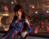 D.va Hanna Song sexdoll en silicone du personnage d'Overwatch 167cm D-Cup GameLady