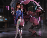 D.va Hanna Song sexdoll en silicone du personnage d'Overwatch 167cm D-Cup GameLady