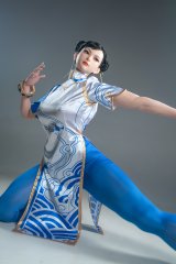 Sexdoll en silicone Chun-Li la belle asiatique &agrave; gros seins de Street Fighter 169cm Bonnet F GameLady