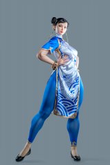 Sexdoll en silicone Chun-Li la belle asiatique &agrave; gros seins de Street Fighter 169cm Bonnet F GameLady