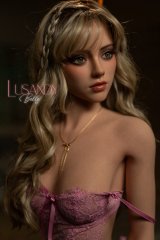 Real doll en silicone Belle la jolie blonde aux yeux verts 167cm bonnet B Lusandy