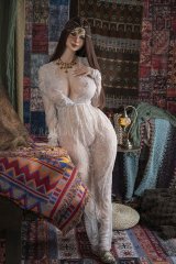 Love doll premium en silicone Ruby l'arabe &agrave; gros seins ROS MAX 168cm bonnet G Real Lady