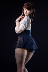 Poup&eacute;e sexuelle en silicone ultra sexy Yui la prof chinoise &agrave; gros seins T158cm Oriental Series IronTech