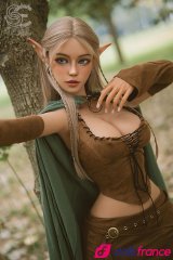 Lita.C love doll en silicone Elfe &agrave; gros cul aime baiser en for&ecirc;t T161cm Bonnet C SEdoll
