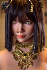 Real doll en silicone buste Kemeny.C la pharaonne &agrave; gros nichons 111cm Bonnet G SEdoll