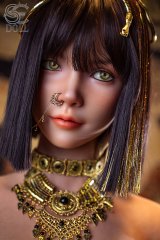 Real doll en silicone buste Kemeny.C la pharaonne &agrave; gros nichons 111cm Bonnet G SEdoll