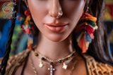 Poup&eacute;e pour sexe en silicone Aria Knox la hippie torso aux seins &eacute;normes 111cm Bonnet G SEdoll