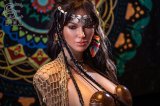 Poup&eacute;e pour sexe en silicone Aria Knox la hippie torso aux seins &eacute;normes 111cm Bonnet G SEdoll