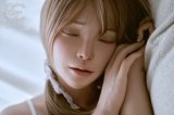 Jenny.O sexdoll pour sexe en silicone douce et innocente aux yeux ferm&eacute;s T163cm Bonnet C SEdoll