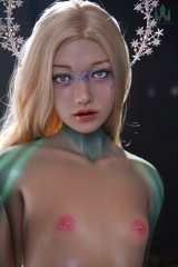 Carny sexdoll cr&eacute;ature reptilienne blonde &agrave; longue queue 168cm Dolls Castle