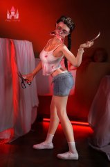 Zombiella sexdoll zombie aux couettes bonnet D 158cm Dolls Castle