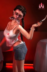 Zombiella sexdoll zombie aux couettes bonnet D 158cm Dolls Castle