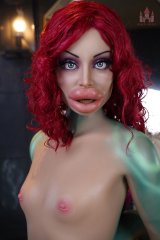 Priya sexdoll cr&eacute;ature reptilienne rousse &agrave; queue articul&eacute;e 168cm Dolls Castle