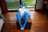 Krystal sexdoll renarde bleue anthropomorphe bonnet G 140cm Dolls Castle