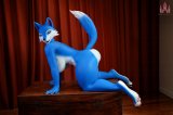 Krystal sexdoll renarde bleue anthropomorphe bonnet G 140cm Dolls Castle