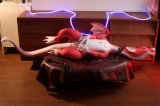 Drakaina sexdoll dragonne rouge aux ailes d&eacute;ploy&eacute;es 125cm Dolls Castle