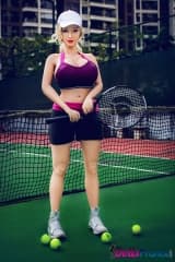 Cloris la tenniswoman à grosse poitrine 160cm Climax