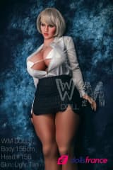 Poupée sexuelle Carmen en secrétaire salope 156cm Mcup WMdolls