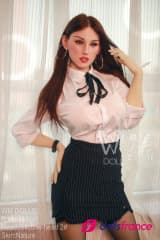 Steffie sexdoll rousse tete silicone ultra réaliste 168cm Wmdolls