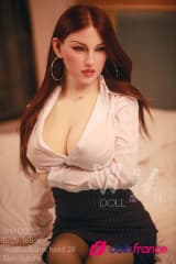 Steffie sexdoll rousse tete silicone ultra réaliste 168cm Wmdolls