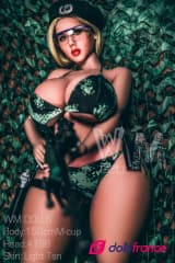 Zoé poupée sexe militaire gros seins 150cm M Wmdolls