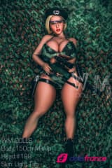 Zoé poupée sexe militaire gros seins 150cm M Wmdolls