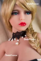 Amely mini sex doll blonde aux yeux bleus 105cm 6YE Premium