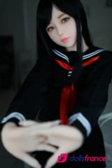 Akira l'étudiante gothique en uniforme noir 150cm B-cup Piper Doll
