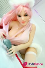 Sayuri mignonne sexdoll aux cheveux roses 135cm Fit DollForever