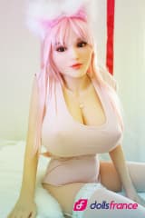 Sayuri mignonne sexdoll aux cheveux roses 135cm Fit DollForever