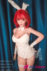 Petite poupée sexuelle soumise Mina 140cm D-cup WMdolls