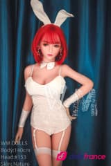 Petite poupée sexuelle soumise Mina 140cm D-cup WMdolls