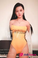 Luce sexdoll réelle asiatique visage silicone 163cm C WMdolls