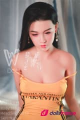 Luce sexdoll réelle asiatique visage silicone 163cm C WMdolls