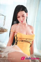 Luce sexdoll réelle asiatique visage silicone 163cm C WMdolls