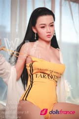 Luce sexdoll réelle asiatique visage silicone 163cm C WMdolls