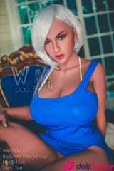 Estelle sex doll avec orifices dans les seins 155cm L-cup WMdolls