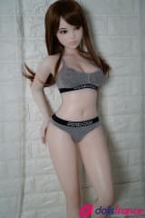 Mini-doll elfe Phoebe silicone châtain 80cm D-cup Piper doll