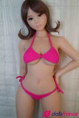 Mini-doll silicone châtain Akira 100cm G-cup Piper doll