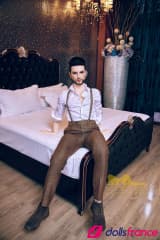 Sexdoll masculine réaliste Kelvin séducteur 162cm IronTech 