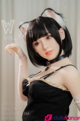 Naomi la sex doll cosplay de chat à gros seins 158cm D WMDolls