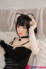 Naomi la sex doll cosplay de chat à gros seins 158cm D WMDolls