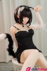 Naomi la sex doll cosplay de chat à gros seins 158cm D WMDolls