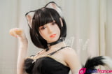 Naomi la sex doll cosplay de chat à gros seins 158cm D WMDolls