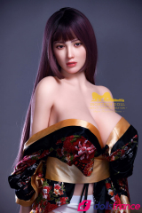 Poupée sexuelle femme fatale asiatique Miya 163cm+ bonnet G IronTech