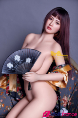 Poupée sexuelle femme fatale asiatique Miya 163cm+ bonnet G IronTech