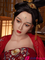 Poupée en silicone Chinoise traditionnelle Yvonne 165cm bonnet F Zelex