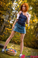 Lexi sexdoll rousse naturelle 160cm A-cup WMDolls