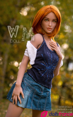 Lexi sexdoll rousse naturelle 160cm A-cup WMDolls