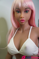 Petite Sexdoll réelle bronzée Selena 145cm Fit DollForever